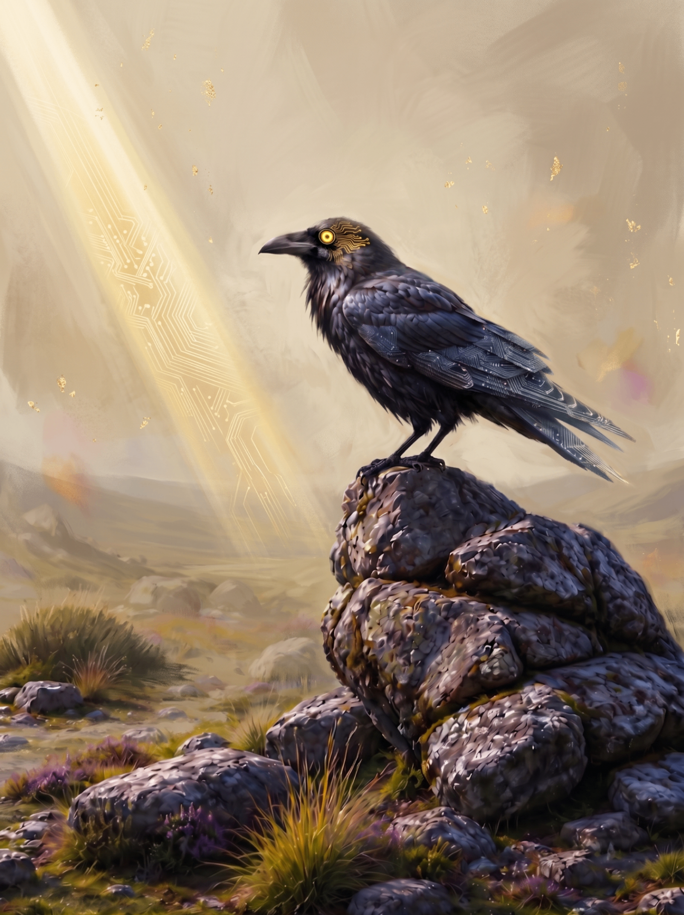 Guardian Dial raven — Laura's World of AI